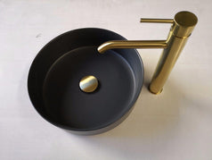 2023 rose gold Matt Black burnished gold high mixer tap faucet slim long spout
