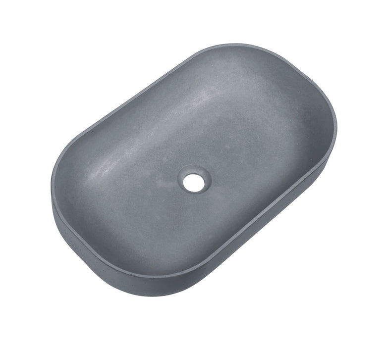 Ultra Modern concrete cement wash basin counter top Matt OFF White Classic wall hung basin 2022