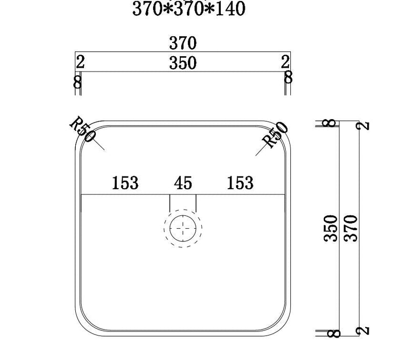 Ultra Modern concrete cement wash basin counter top Matt Pink Square basin 2021
