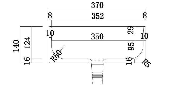 Ultra Modern concrete cement wash basin counter top Matt Dark Grey Square basin 2021