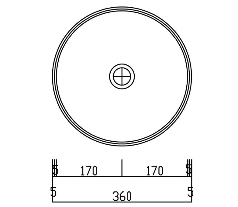 Ultra Modern concrete cement wash basin counter top Matt light Grey Round basin 2021