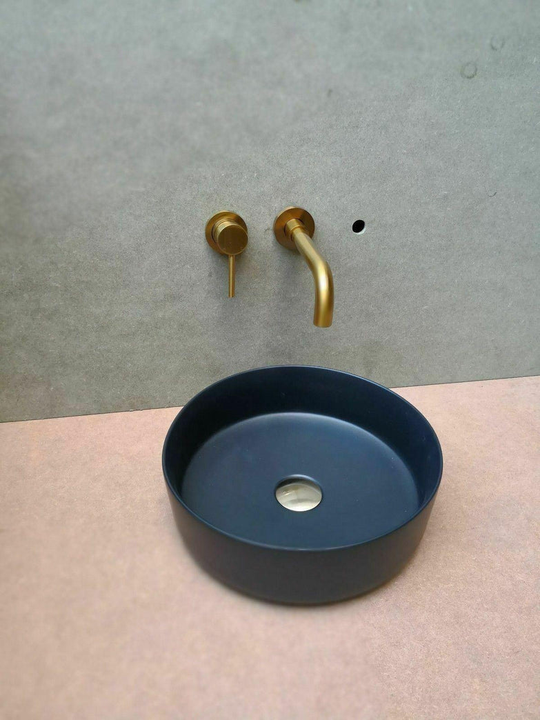 2023 Deep Burnished Gold Brushed mixer WELS WaterMark round taps wall faucet basin