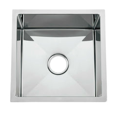 The First Polished stainless steel 304 single big bowl kitchen sink hand made 450*450*280
