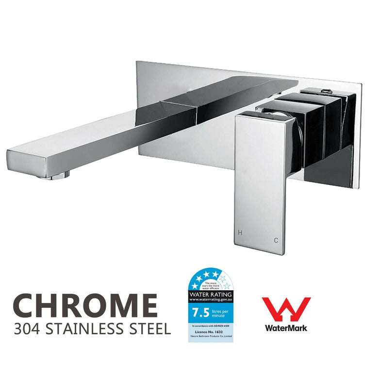 2022 all new WELS Watermark Chrome Square wall mixer