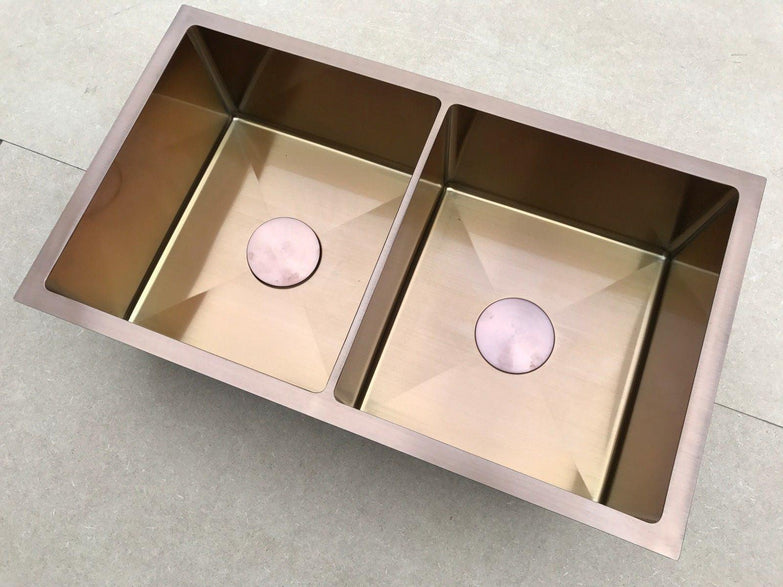 WELS round basin tap faucet gloss rose gold copper tap mixer spout watermark new