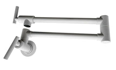 2023 Matte White Kitchen tap Wall Mounted Pot Filler Single Cold Water inlet