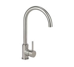 2023 Goose Neck Brushed Nickel Matte black Brushed gold burnished copper stainless steel kitchen mixer