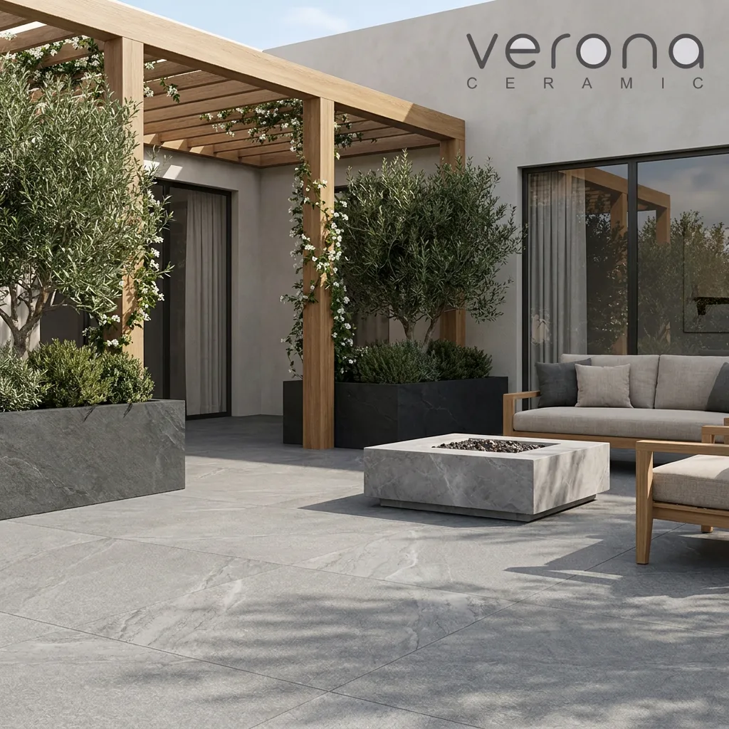 Premium Grey Stone Look Outdoor Tile - Image 3