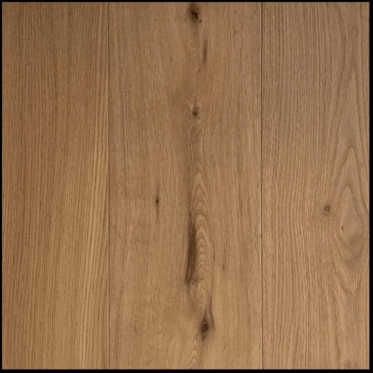 Gardenia European Oak engineered timber flooring, matt brushed finish, showcasing wood grain texture.