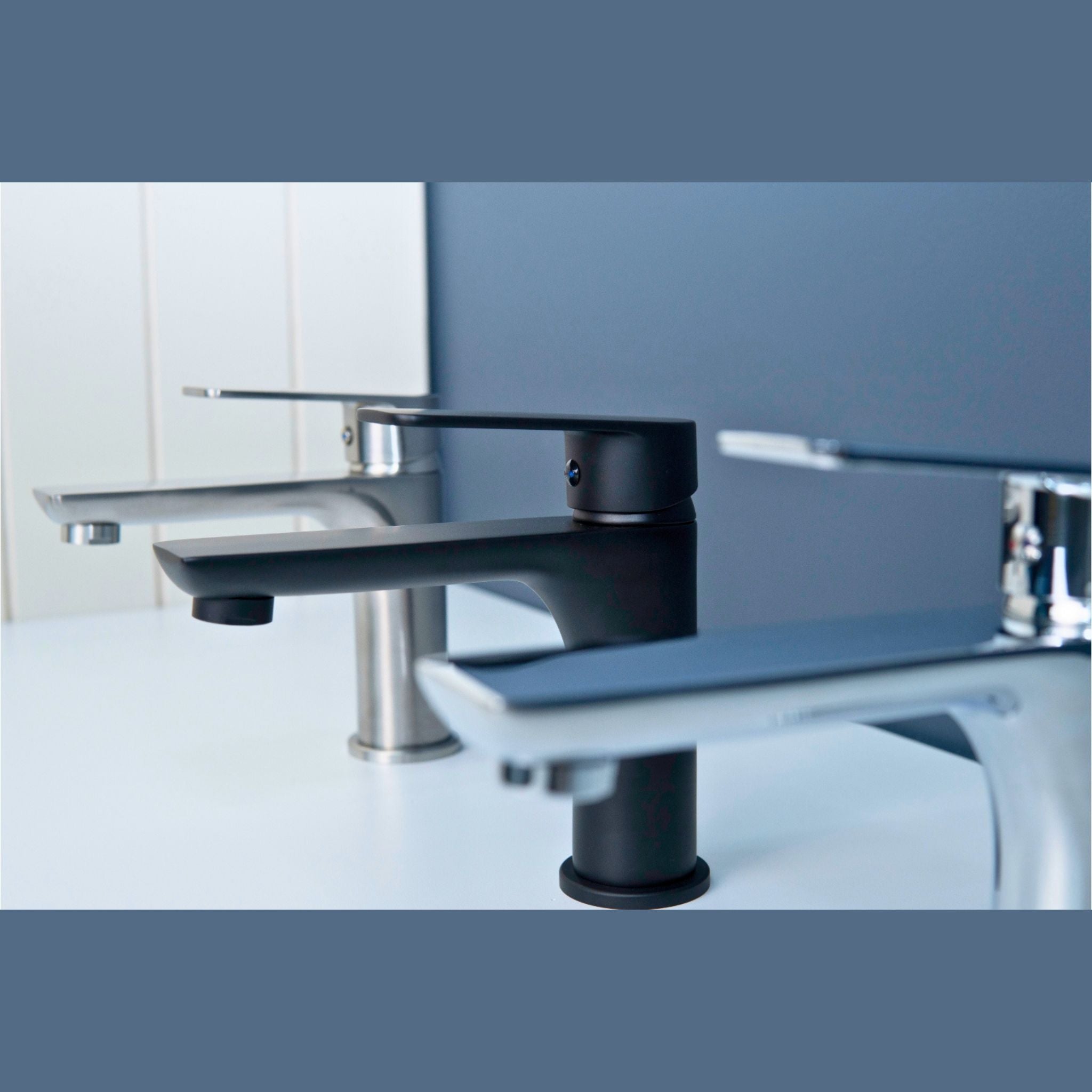 Luana Interiors - Deck Mount Basin Mixer in 3 Selectable Colors - Image 4