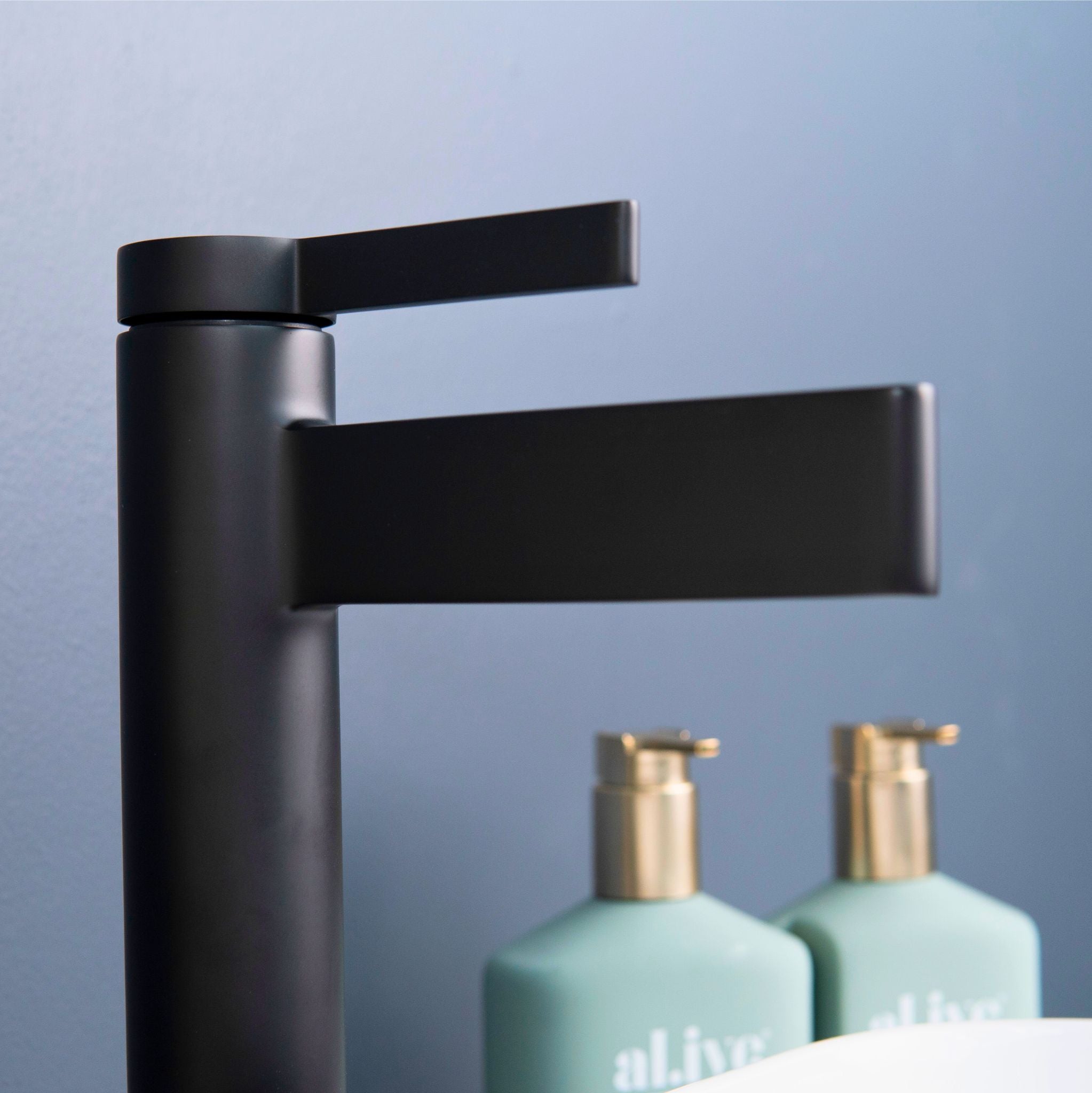 Luana Interiors - Deck Mount Basin Mixer in 3 Selectable Colors (Tall) - Image 2