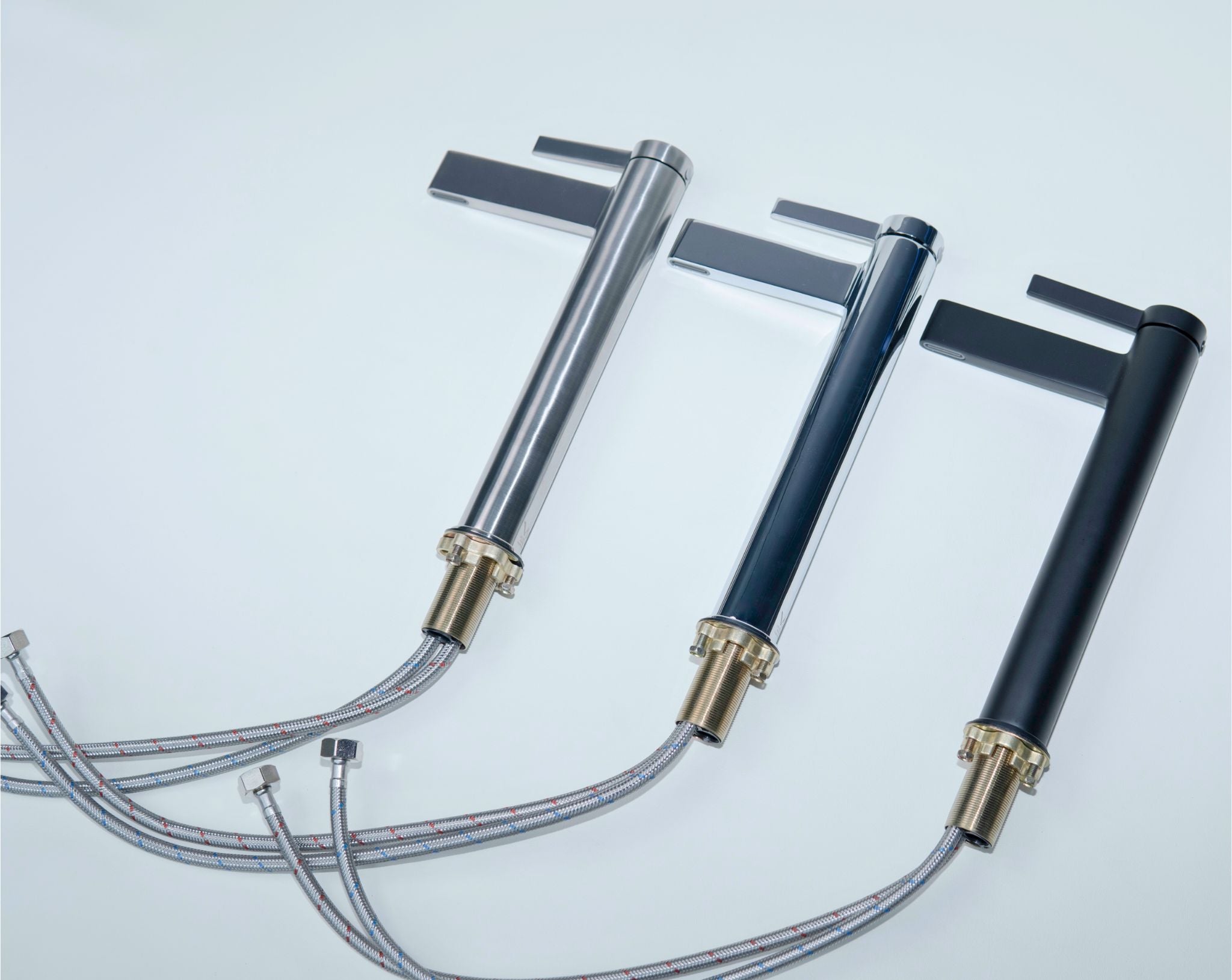 Luana Interiors - Deck Mount Basin Mixer in 3 Selectable Colors (Tall) - Image 5