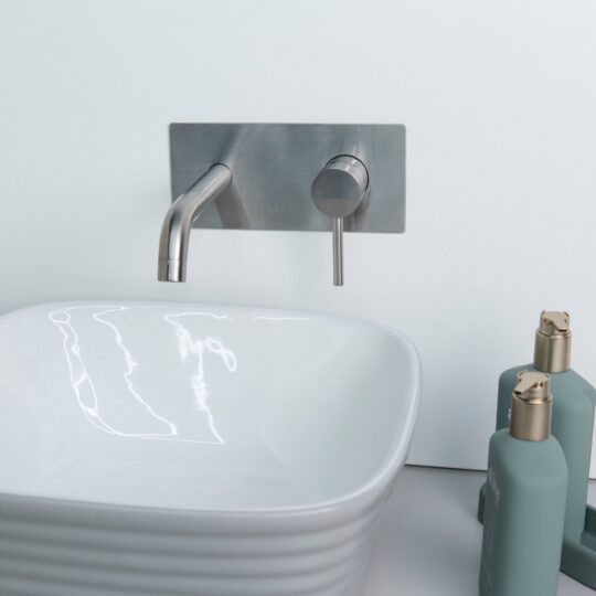 Luana Interiors - Wall Mount Basin Mixer Tap in 3 Selectable Colors