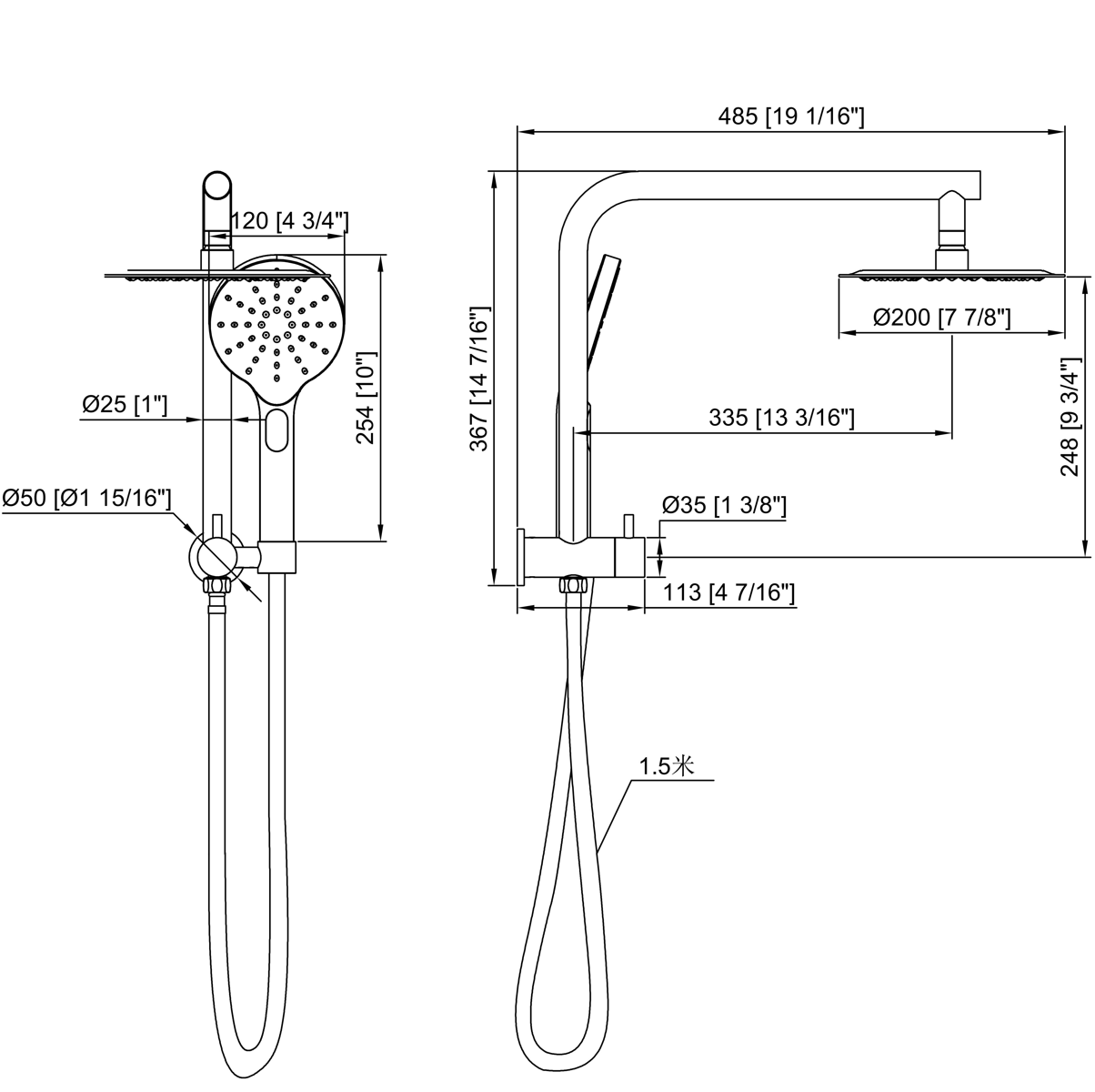 Bathroom Toilet Basin Mixer Showering Accessories Package Deal (3 Colour) - Image 3
