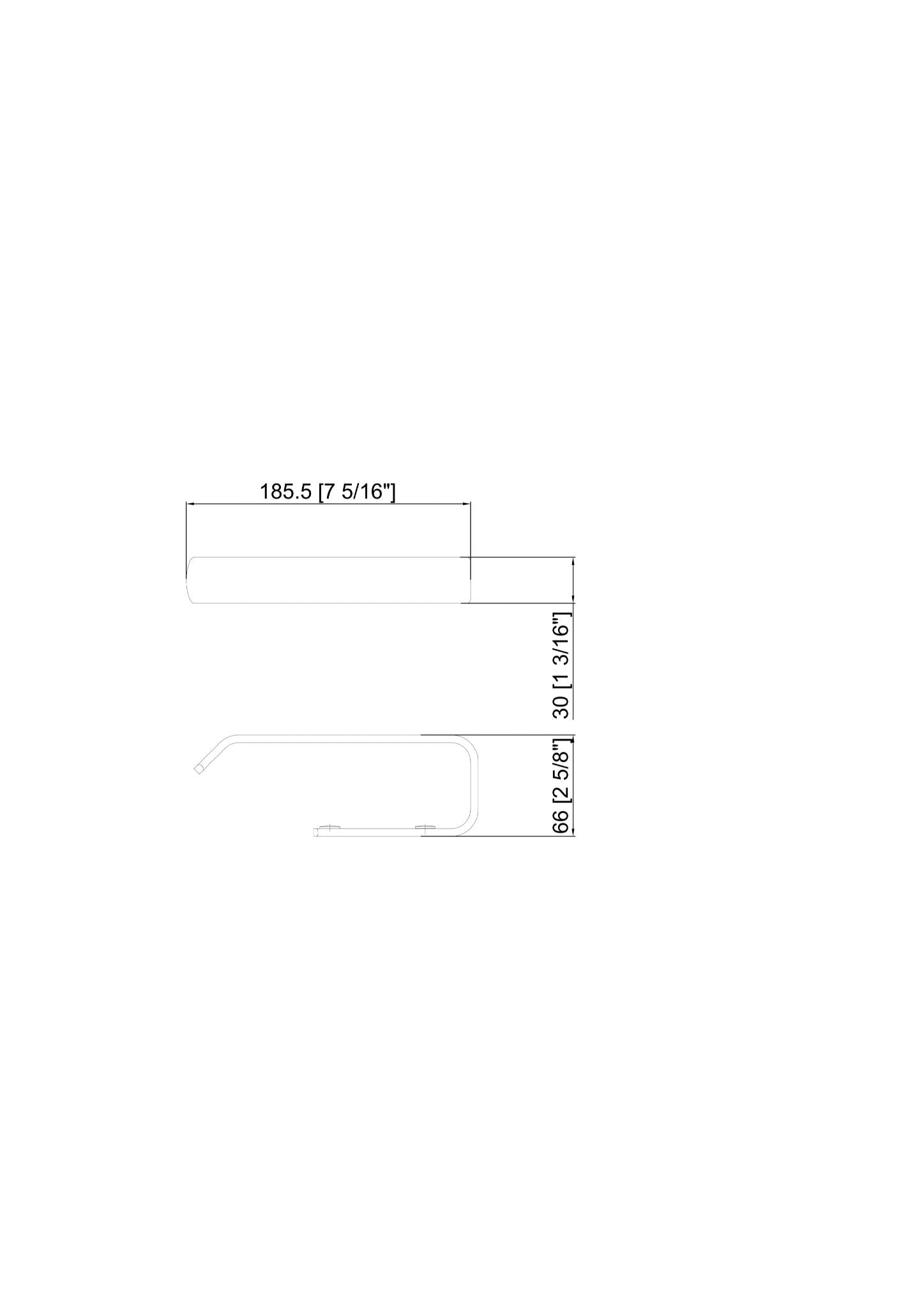 Minimalist bathroom accessory - Robe Hook/Toilet Paper holder/Towel Ring/Towel Rail - Image 3