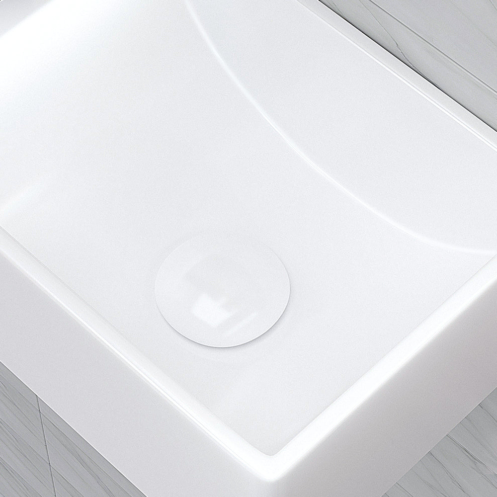 Luana Interiors - Wall Hung Basin One Tap Hole (295x185x95) - Image 4