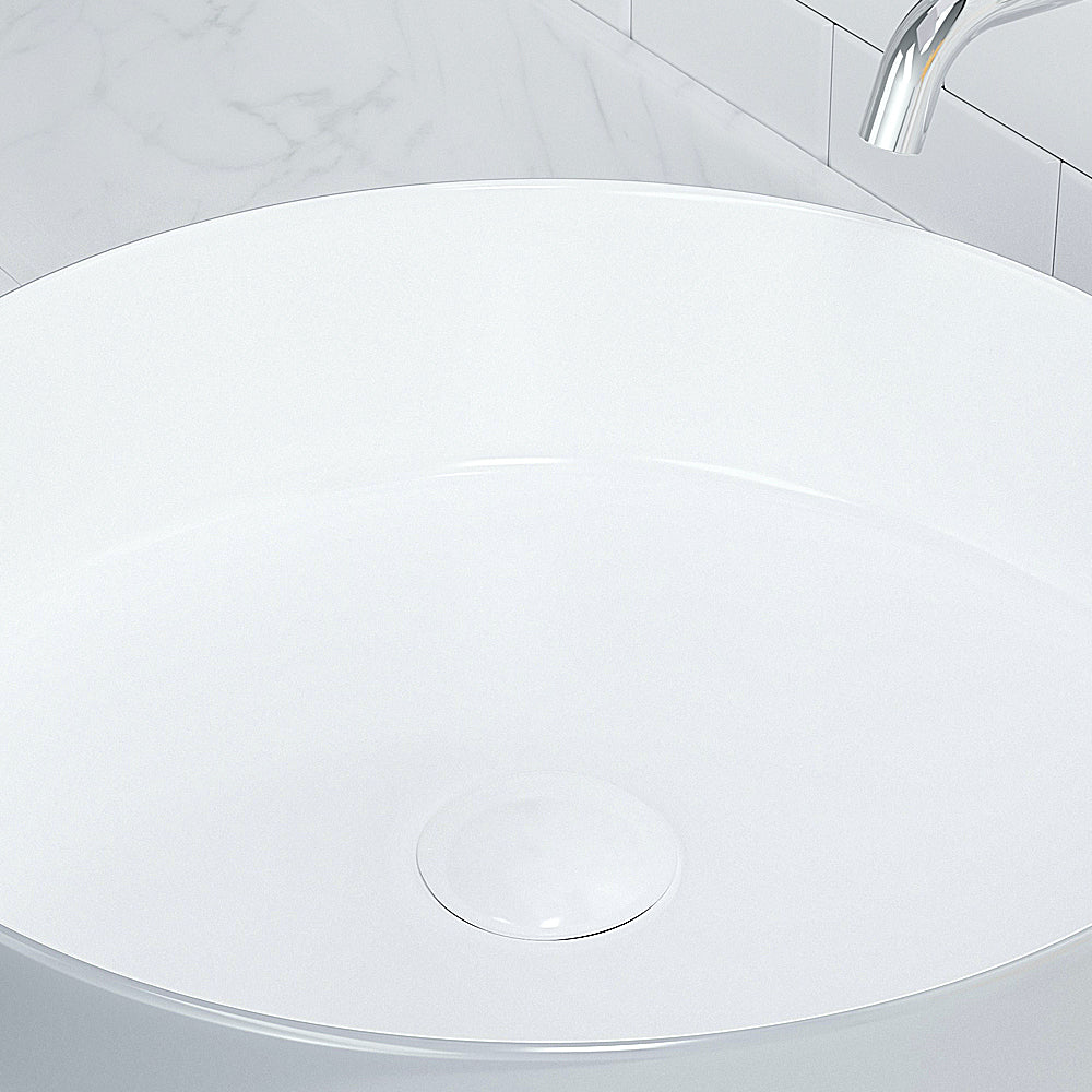 Luana Interiors - Counter Top Basin Light Grey (360mm*360mm*120mm) - Image 3