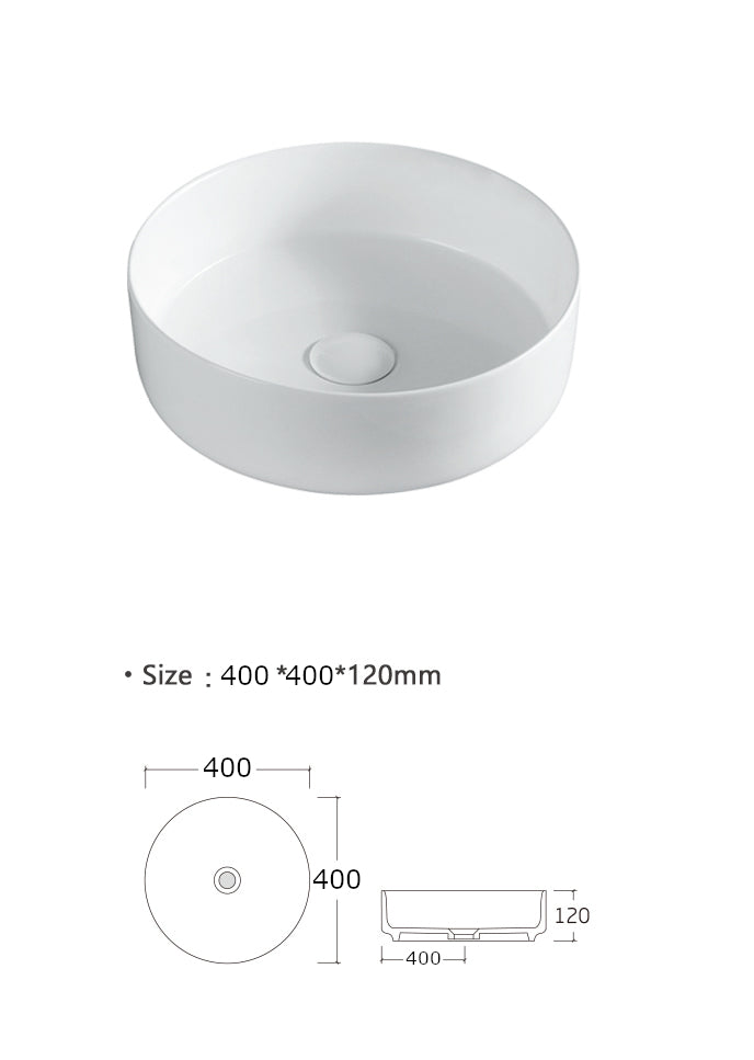 Luana Interiors - Counter Top Basin (400mm*400mm*120mm) - Image 5
