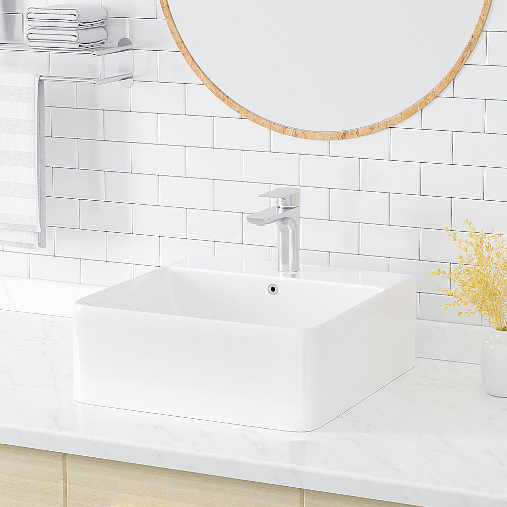 Luana Interiors - Counter Top Basin with One Tap Hole (400mm*420mm*150mm) - Image 2