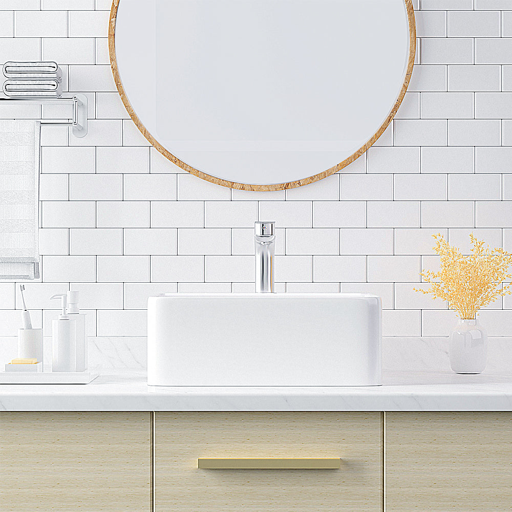 Luana Interiors - Counter Top Basin with One Tap Hole (400mm*420mm*150mm) - Image 4