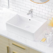 Luana Interiors - Counter Top Basin with One Tap Hole (535mm*420mm*155mm)