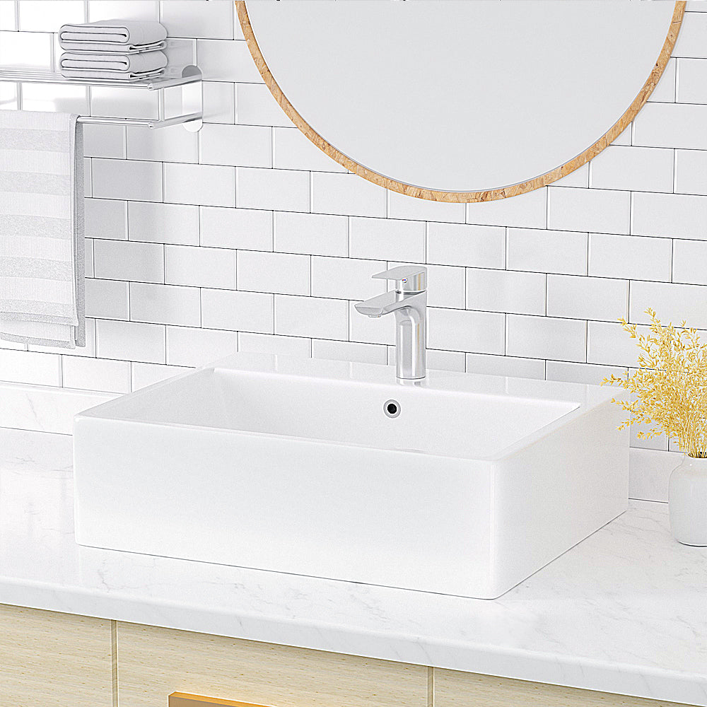 Luana Interiors - Counter Top Basin with One Tap Hole (535mm*420mm*155mm) - Image 2