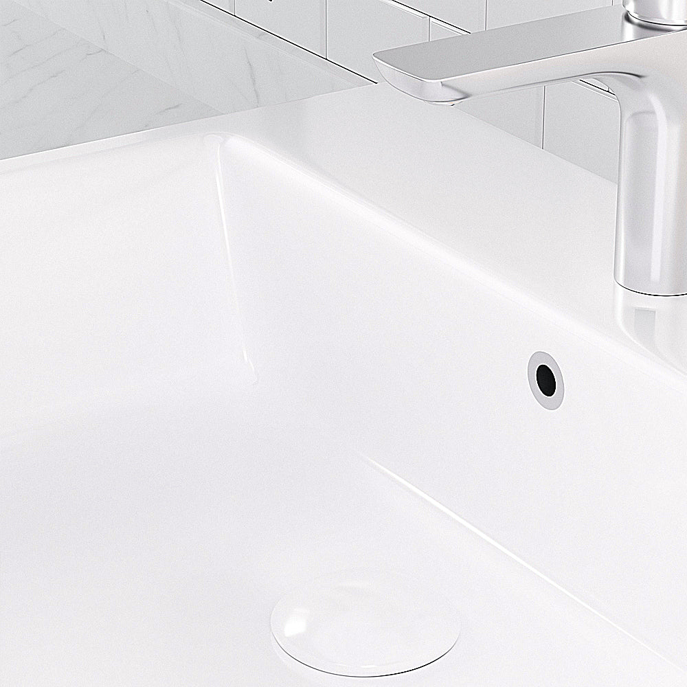 Luana Interiors - Counter Top Basin with One Tap Hole (535mm*420mm*155mm) - Image 3
