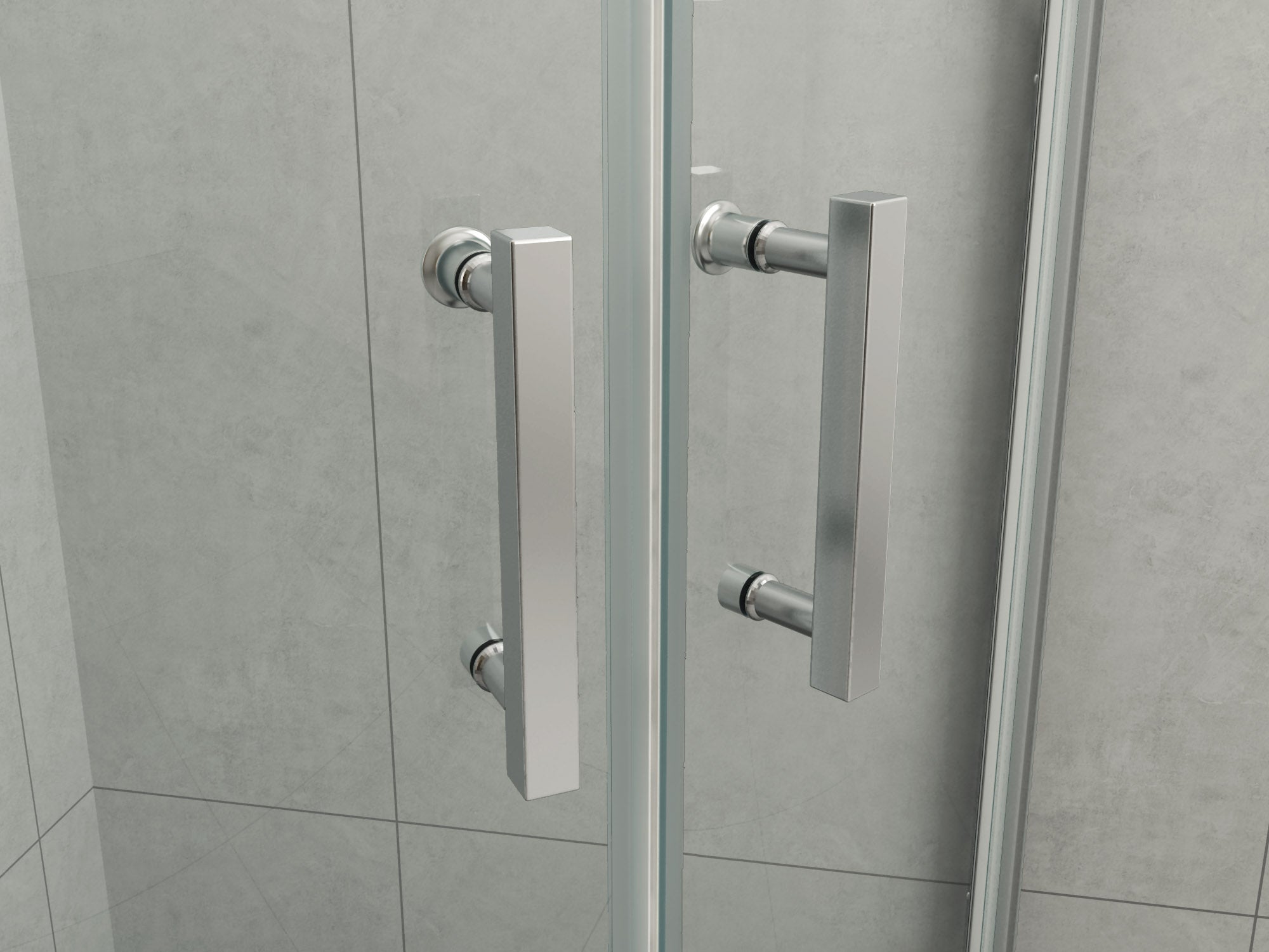 Round Sliding Shower Screen - Image 3