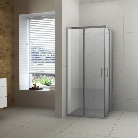Corner Entry Sliding Shower Screen