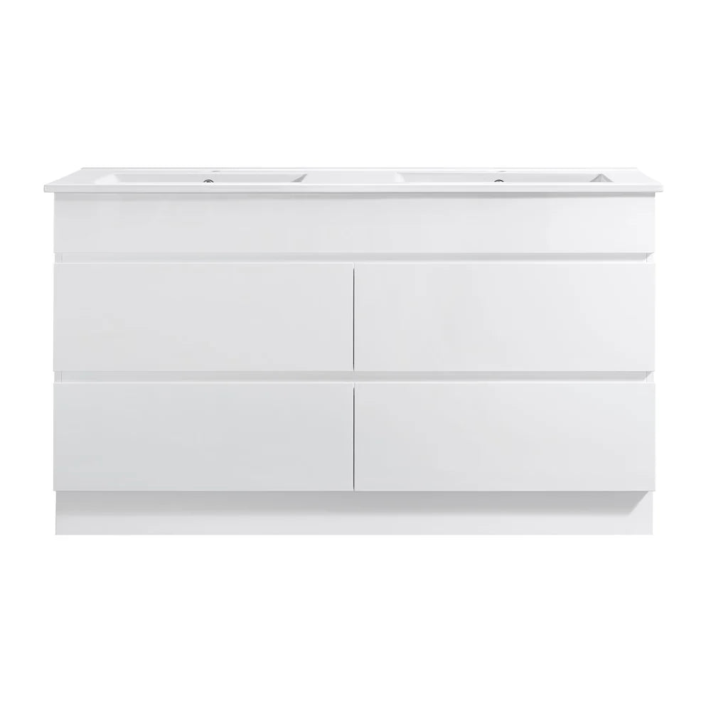 CORE Vanity – Gloss White Vanity & Ceramic Top - Image 2
