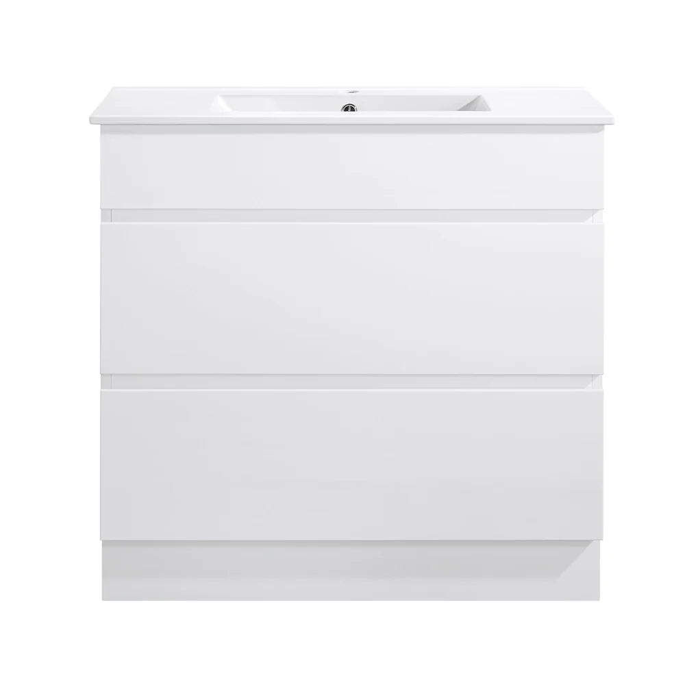 CORE Vanity – Gloss White Vanity & Ceramic Top - Image 4
