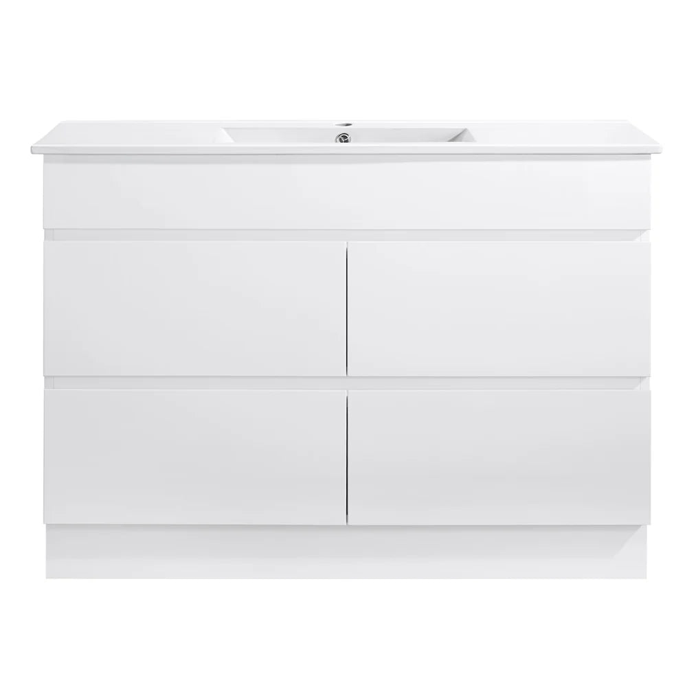 CORE Vanity – Gloss White Vanity & Ceramic Top - Image 3