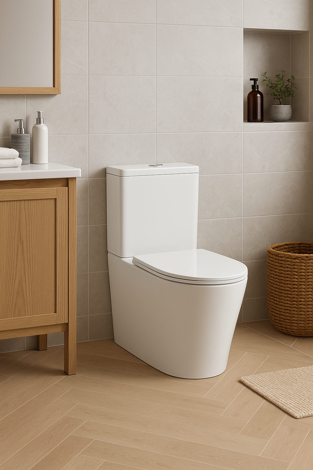 KOHLER X ENGLEFIELD ELECTRONIC BIDET PLUS SEAT WITH REMOTE CONTROL AND LUANA BTW TORNADO RIMLESS TOILET SUITE - Image 3