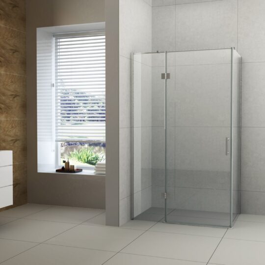 Frameless Pivot Corner Shower Screen