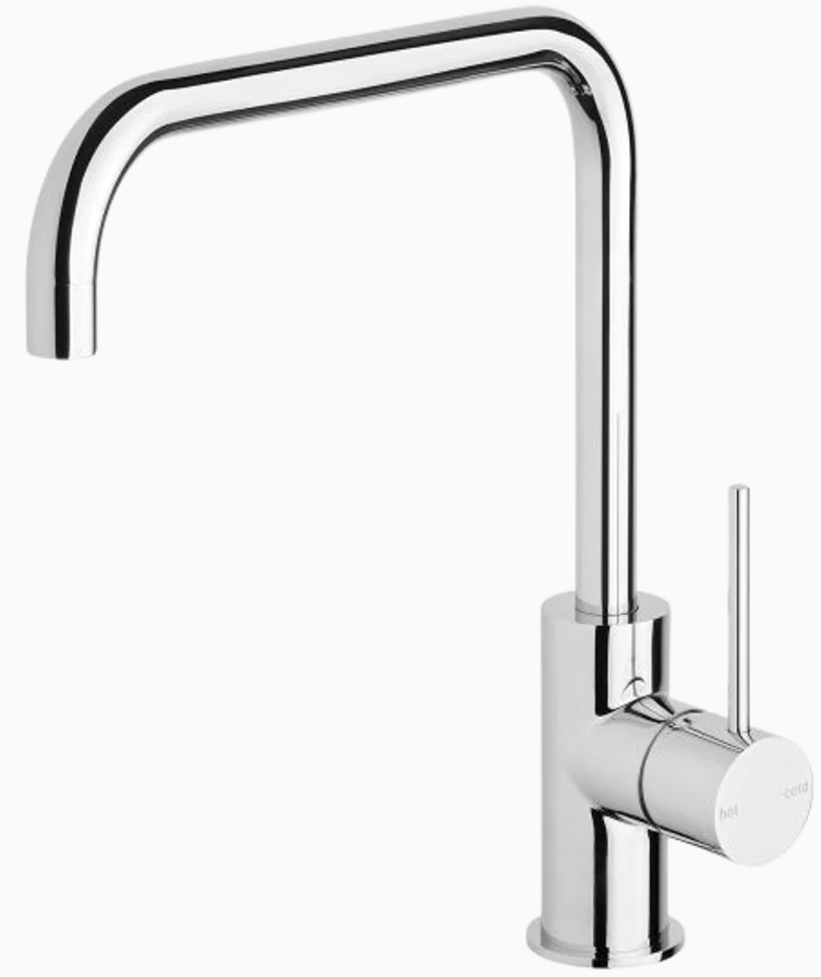 Luana interiors - Square Gooseneck Kitchen & Laundry Mixer