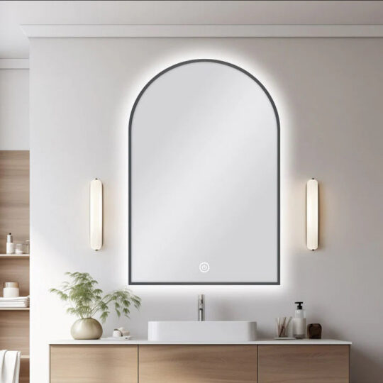 Uni-Arch Backlit LED Mirror 900x600mm (Framed options available)