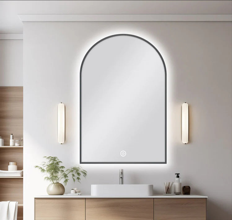 Uni-Arch Backlit LED Mirror 900x600mm (Framed options available)