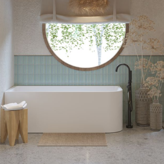 Modica Back‑to‑Corner Bathtub