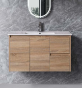 Sierra Collection  -  Wall Hung Vanity With Ceramic Slimline Top
