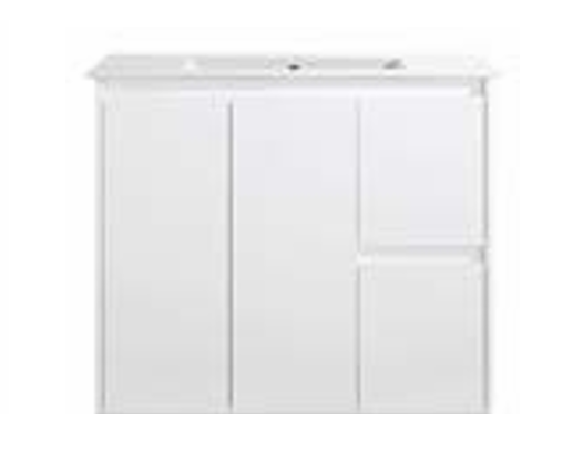 Sierra Collection - Wall Hung Vanity With Ceramic Slimline Top - Image 3