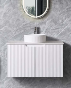 Duplex Collection – Wall Hung with Stone Top