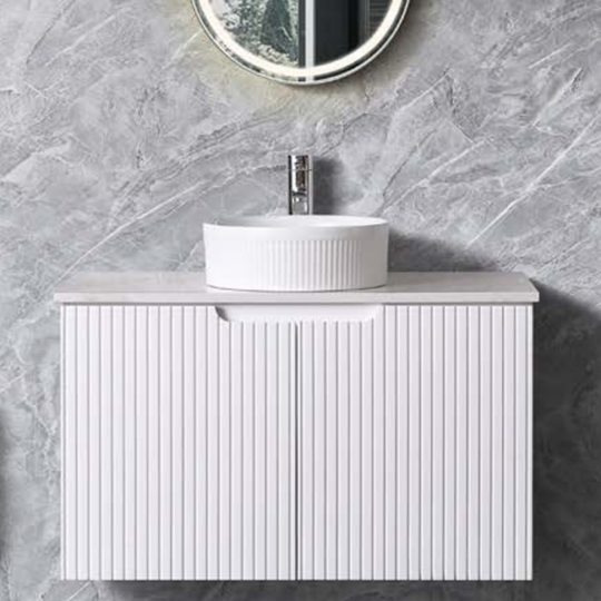 Duplex Collection – Wall Hung with Stone Top