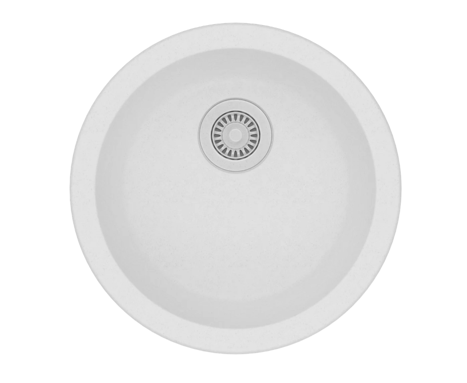 Granite Round Single Bowl Sink – 460 mm
