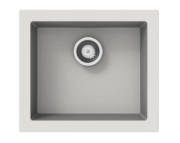 Carysil Maples Black Single Bowl Granite Kitchen Sink 540×473x240mm
