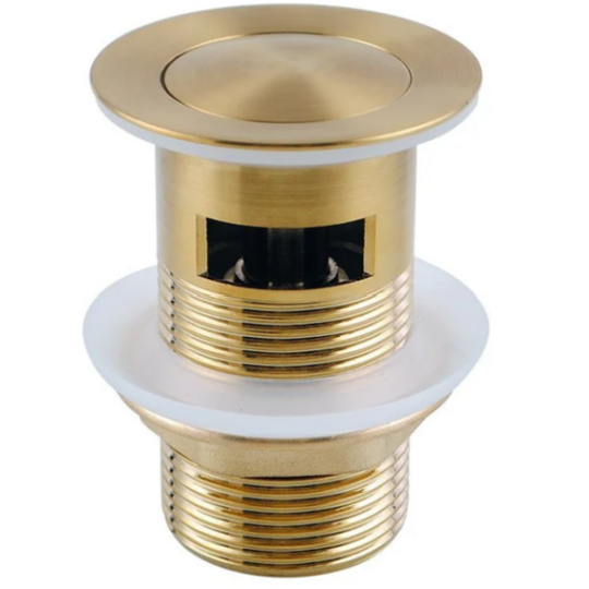 32/40mm Solid Brass Basin Pop Up Waste with Overflow