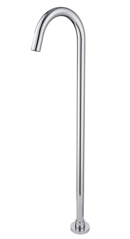 Round Floor Standing Bath Spout