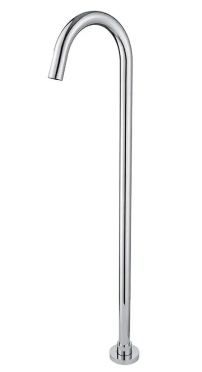Round Floor Standing Bath Spout