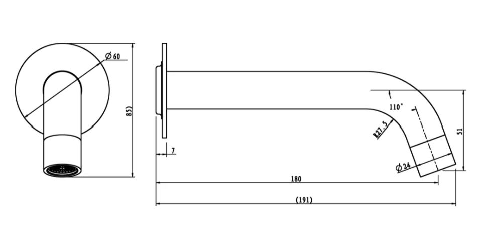 Progressive Wall Mixer & Spout - Image 4