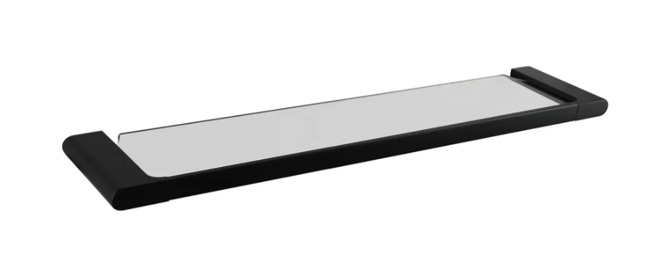 Premium 550mm Tempered Glass Shower Shelf – Wall Mounted Storage - Image 4