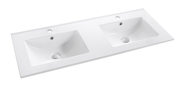 Floor Standing Minimalist Two Pack Vanity with Ceramic Top - Image 19